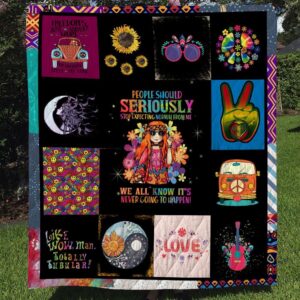 Seriously Hippie Quilt  Quilt